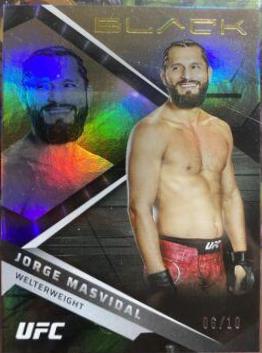 Jorge Masvidal 2022 Panini Chronicles UFC Base Black #219 Gold