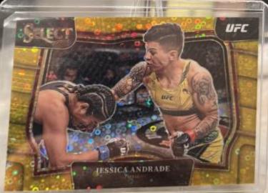Jessica Andrade 2023 Panini Select UFC Octagonside #289 Gold Disco