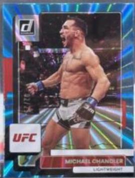 Michael Chandler 2023 Panini Donruss UFC Base #175 Teal Laser