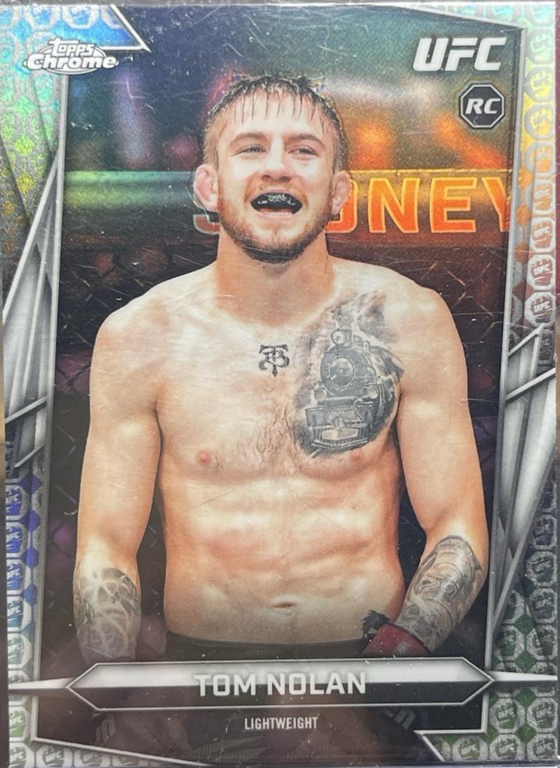 Tom Nolan 2026 Topps Chrome UFC Base #113 UFC Glove Refractor