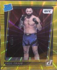 Paul Craig 2022 Panini Donruss UFC Base #202 Gold