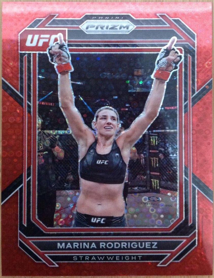 Marina Rodriguez 2023 Panini Prizm Under Card UFC Base #102 Red