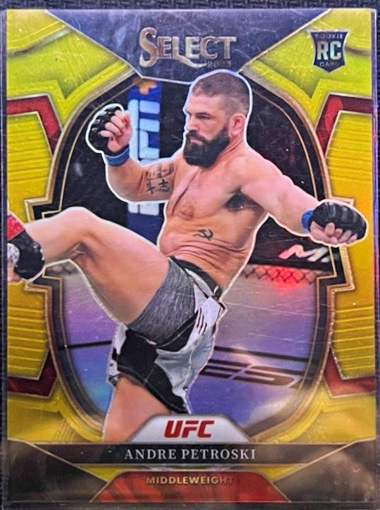 Andre Petroski 2023 Panini Select UFC Concourse #98 Gold