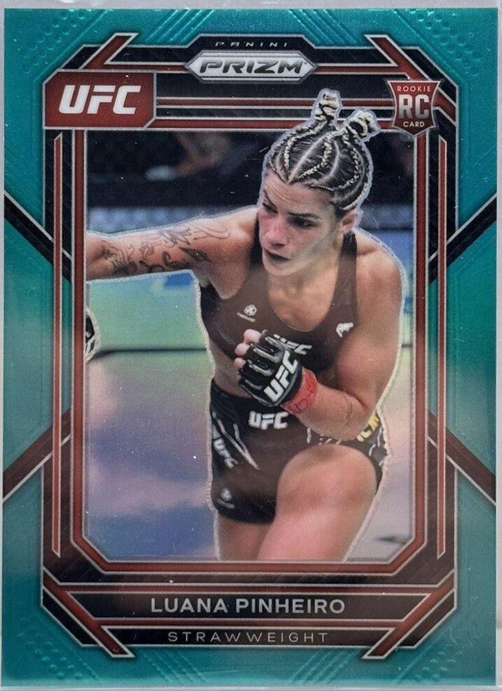 Luana Pinheiro 2023 Panini Prizm UFC Base #170 Teal