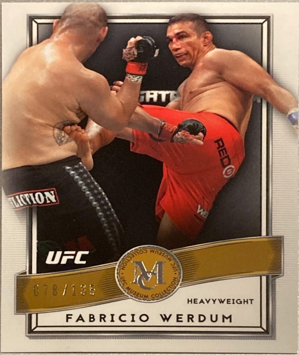Fabricio Werdum 2016 Topps UFC Museum Collection Base #6 Copper