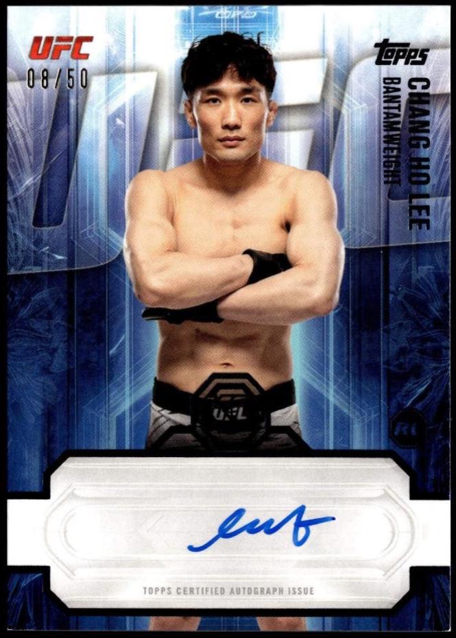 Chang Ho Lee 2026 Topps Knockout UFC Knockout Autographs #KOA-CHL Blue