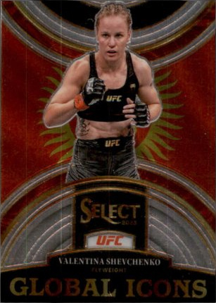 Valentina Shevchenko 2023 Panini Select UFC Global Icons #21 Black