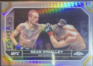 Sean O'Malley 2024 Topps Chrome UFC Base #173 Prism Refractor
