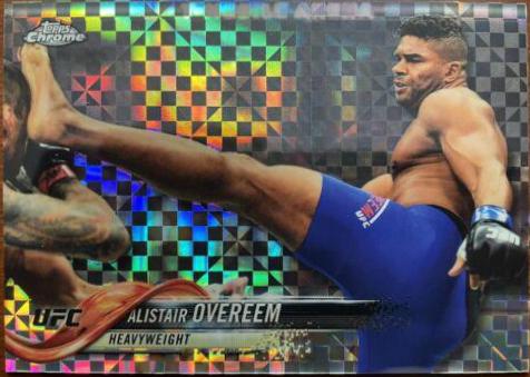 Alistair Overeem 2018 Topps Chrome UFC Base #69 Xfractor