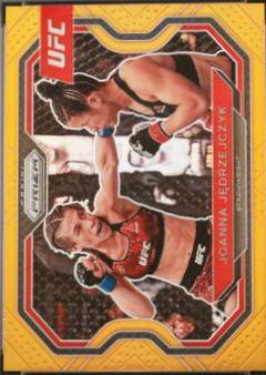 Joanna Jędrzejczyk 2021 Panini Prizm UFC Base #180 Orange