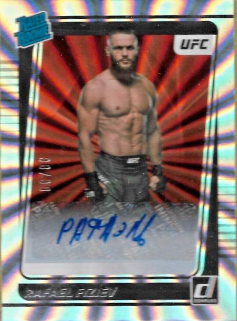 Rafael Fiziev 2022 Panini Donruss UFC Rated Rookies Signatures #212 Laser