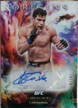 Paulo Costa 2021 Panini Chronicles UFC Origins Autographs #32 Gold