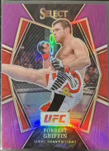 Forrest Griffin 2022 Panini Select UFC Premier Level #188 Purple