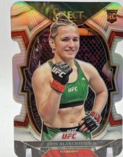 Erin Blanchfield 2023 Panini Select UFC Concourse #14 Silver Die Cut