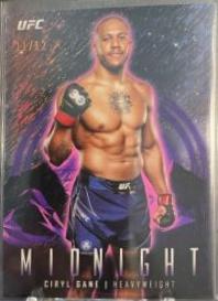 Ciryl Gane 2024 Topps Midnight UFC Base #51 Midnight