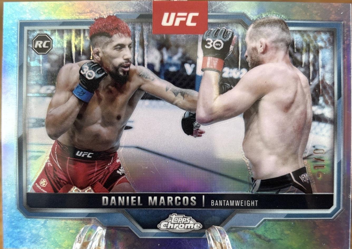 Daniel Marcos 2025 Topps Chrome UFC Base #113 FrozenFractor