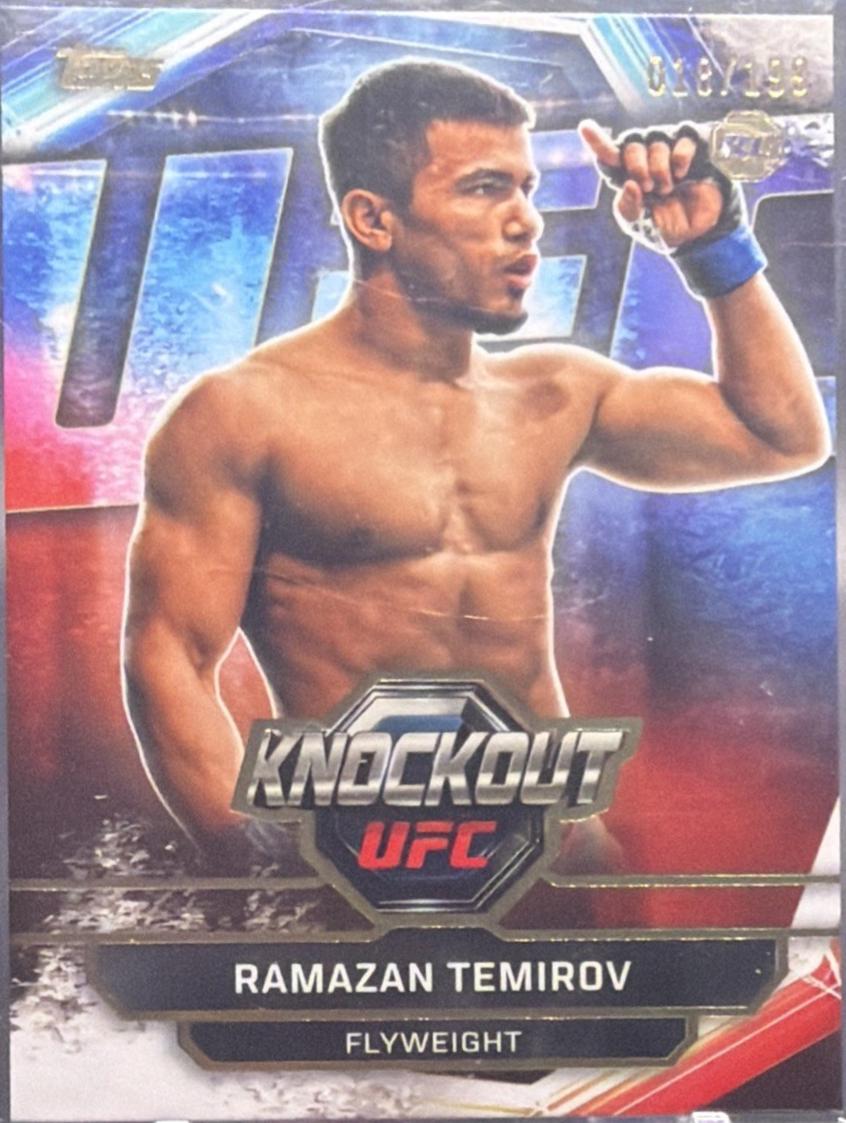 Ramazan Temirov 2026 Topps Knockout UFC Base #52 Gold