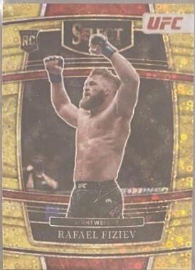 Rafael Fiziev 2022 Panini Select UFC Concourse #41 Gold Disco