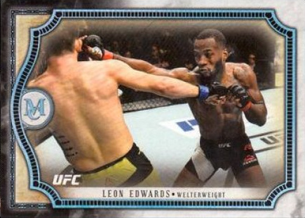 Leon Edwards 2018 Topps UFC Museum Collection Base #34 Ruby