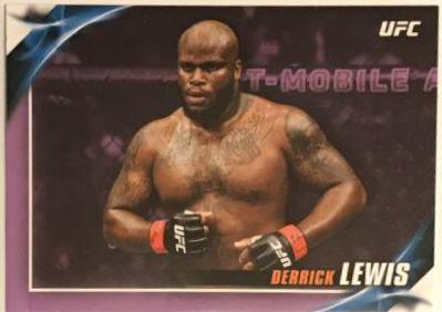 Derrick Lewis 2019 Topps UFC Knockout Base #68 Purple