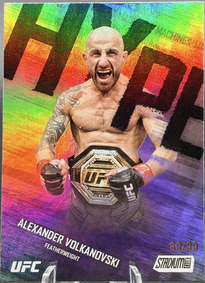 Alexander Volkanovski 2025 Topps Stadium Club UFC Hype Machines #HM-6 Black