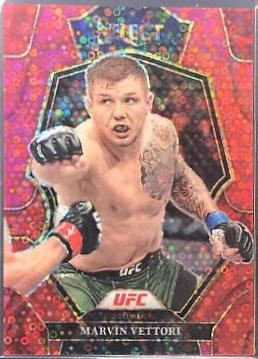 Marvin Vettori 2023 Panini Select UFC Premier Level #176 Red Disco