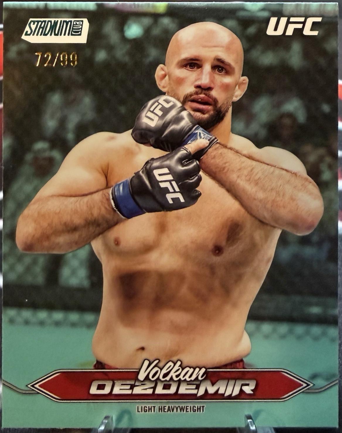 Volkan Oezdemir 2025 Topps Stadium Club UFC Base #88 Teal