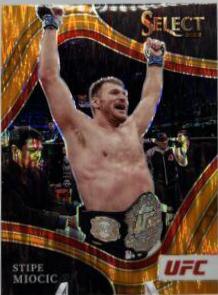Stipe Miocic 2022 Panini Select UFC Octagonside #289 Orange Flash