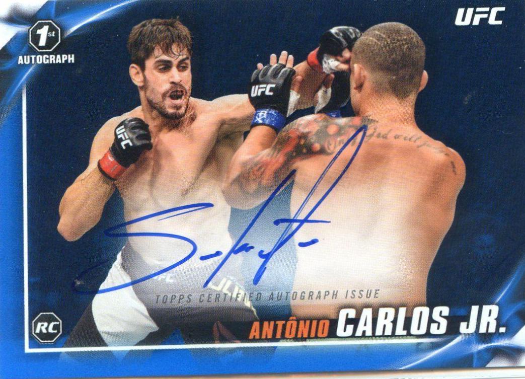 Antonio Carlos Junior 2019 Topps UFC Knockout Knockout Autographs #KA-ACJ Blue