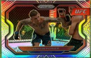 Dustin Poirier 2021 Panini Prizm UFC Base #128 Silver