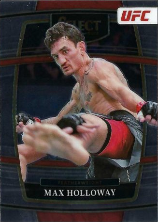Max Holloway 2022 Panini Select UFC Concourse #65 Gold Flash