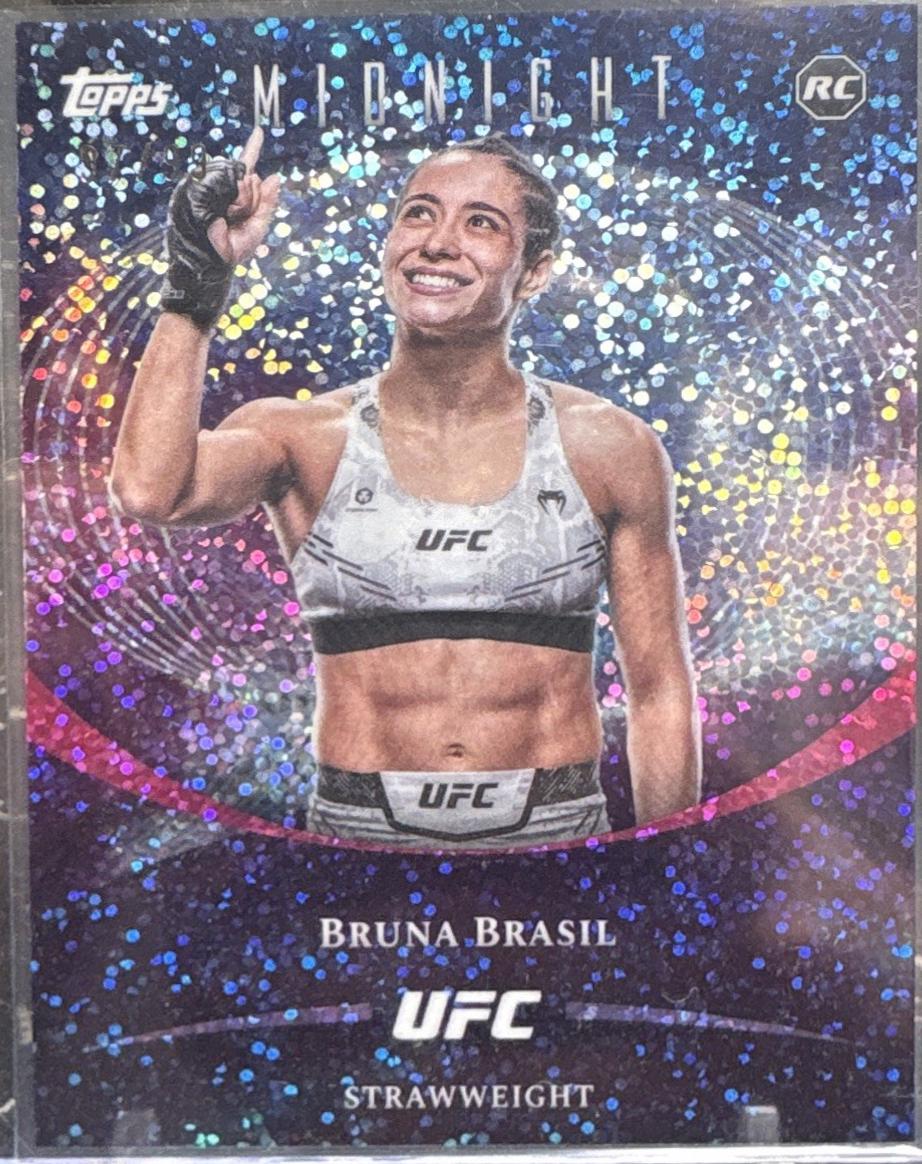 Bruna Brasil 2026 Topps Midnight UFC Base #57 Twilight