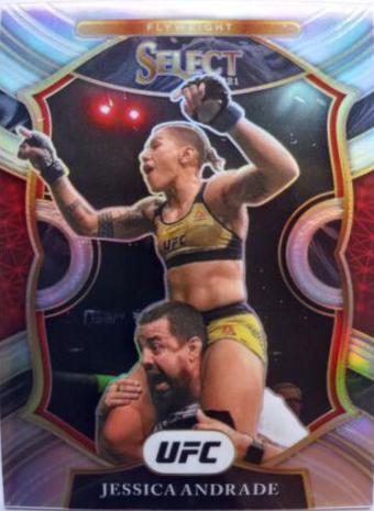 Jessica Andrade 2021 Panini Select UFC Concourse #25 Silver