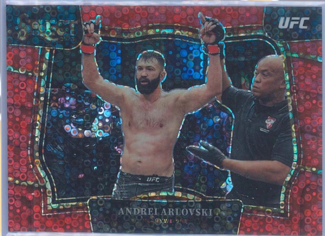 Andrei Arlovski 2023 Panini Select UFC Octagonside #234 Red Disco