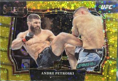 Andre Petroski 2023 Panini Select UFC Octagonside #224 Gold Disco