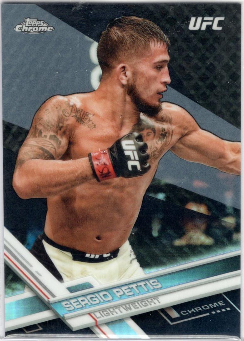 Sergio Pettis 2017 Topps Chrome UFC Base #6 Black