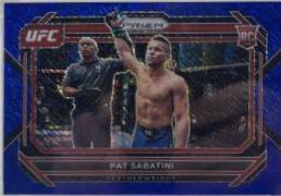 Patrick Sabatini 2023 Panini Prizm UFC Base #69 Blue Shimmer