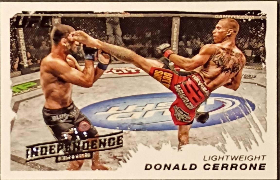 Donald Cerrone 2011 Topps UFC Moment of Truth Base #128 Independence Edition