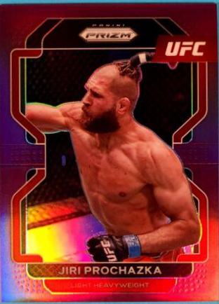 Jiri Prochazka 2022 Panini Prizm UFC Base #185 Purple