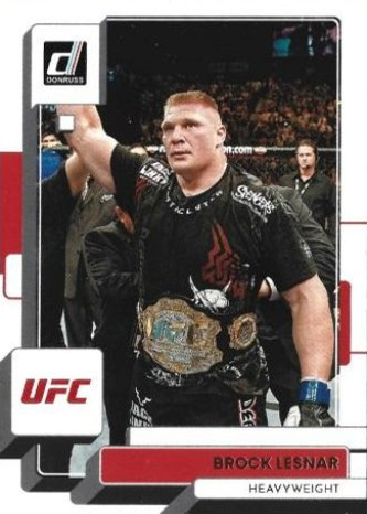 Brock Lesnar 2023 Panini Donruss UFC Base #151 Laser