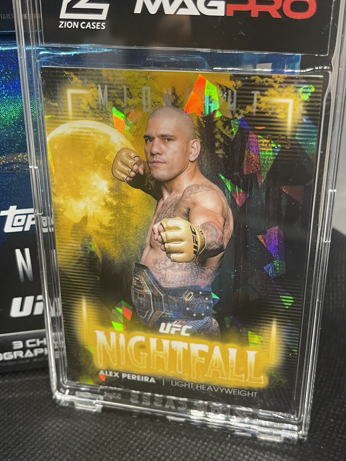 Alex Pereira 2025 Topps Midnight UFC Nightfall #NF-8 Daybreak