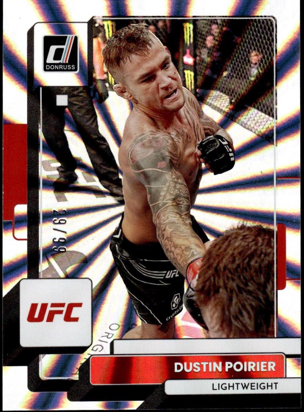 Dustin Poirier 2023 Panini Donruss UFC Base #170 Laser