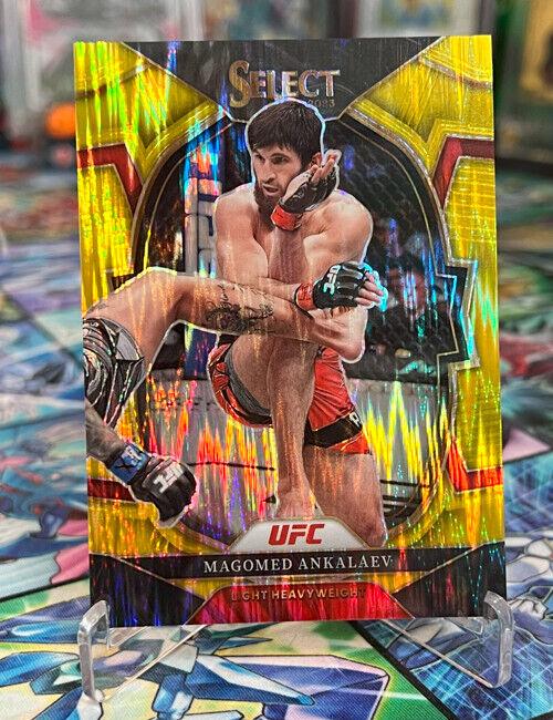 Magomed Ankalaev 2023 Panini Select UFC Concourse #39 Gold Flash