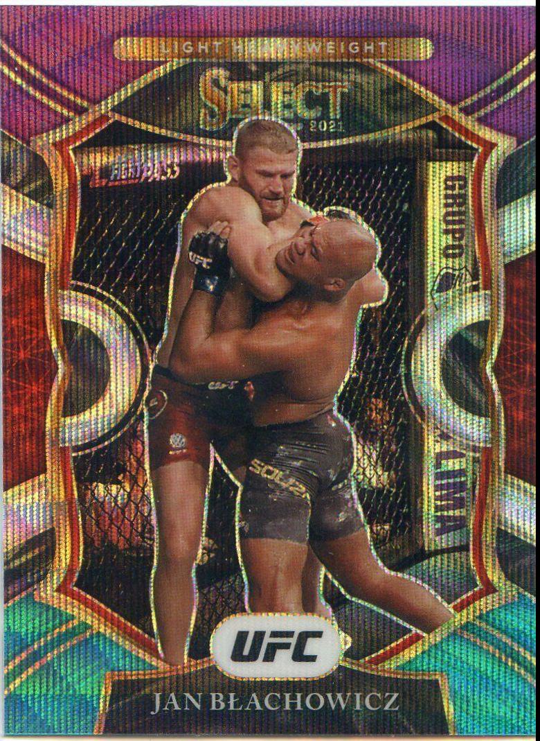 Jan Błachowicz 2021 Panini Select UFC Concourse #5 Tri Color