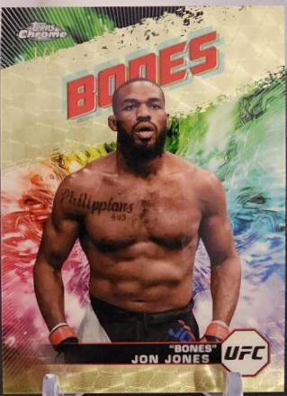 Jon Jones 2024 Topps Chrome UFC AKA #AKA-11 Superfractor