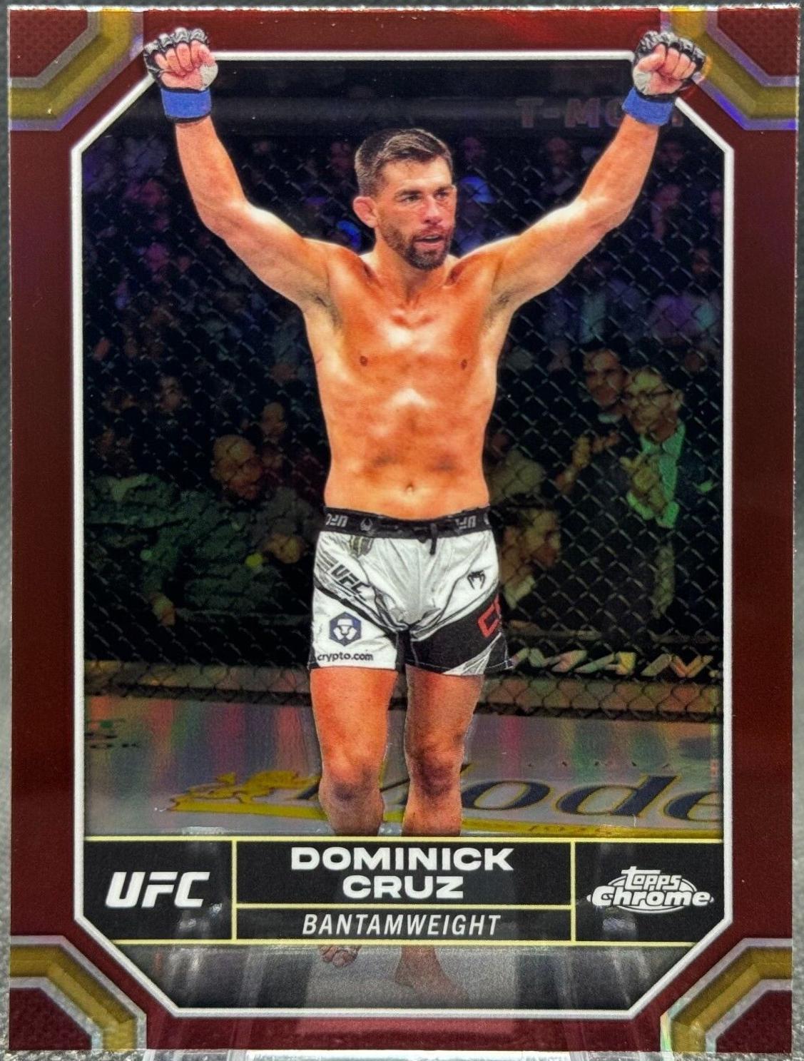 Dominick Cruz 2024 Topps Chrome UFC Base #60 Magenta Refractor