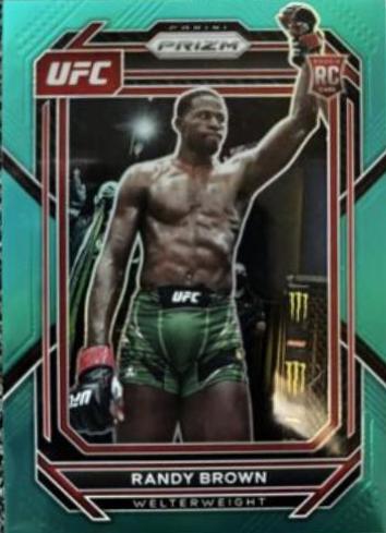 Randy Brown 2023 Panini Prizm UFC Base #106 Green