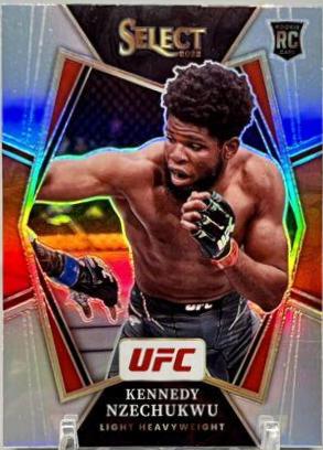 Kennedy Nzechukwu 2022 Panini Select UFC Premier Level #199 Silver