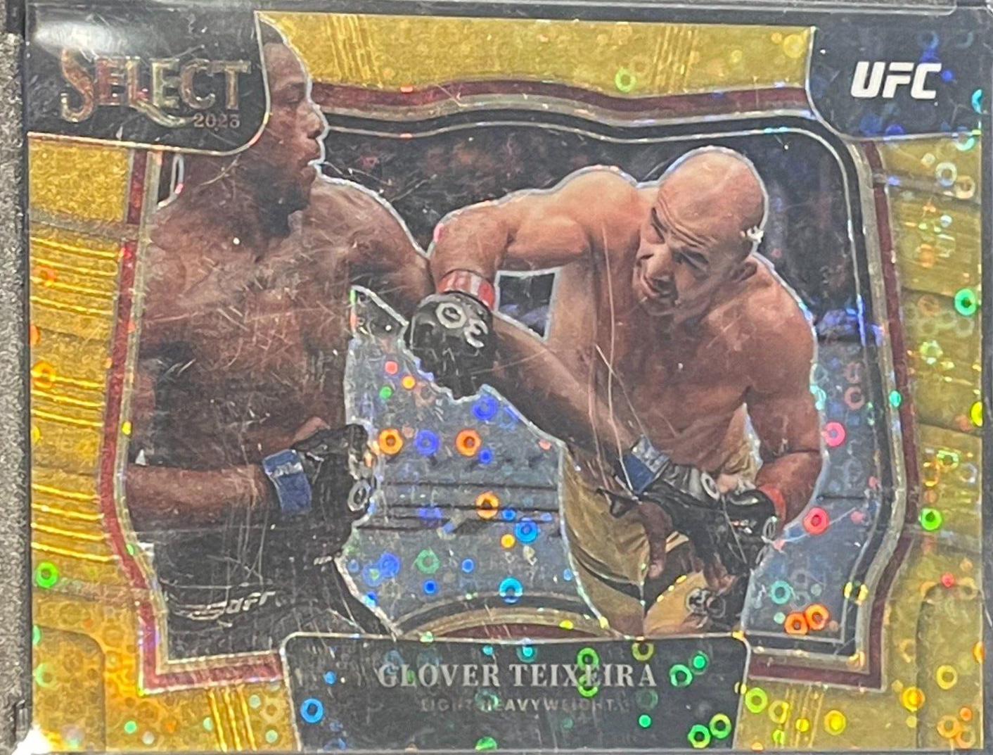 Glover Teixeira 2023 Panini Select UFC Octagonside #220 Gold Disco