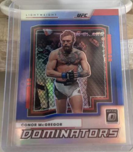 Conor McGregor 2022 Panini Donruss Optic UFC Dominators #2 Blue